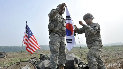 США и РК начали военно-морские учения на юго-востоке Корейского полуострова - ảnh 1